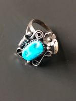 Westernschmuck Indianerschmuck Silber Ring Türkis Niedersachsen - Lingen (Ems) Vorschau