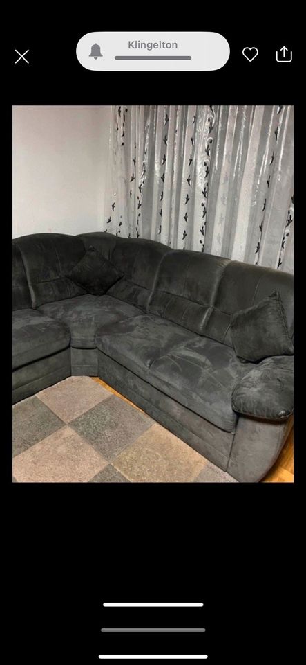 Sofa XXL grau in Nienburg (Weser)