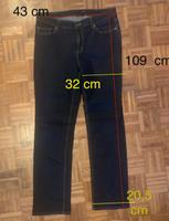 Hose H&M dunkel blau 46  Baumwolle 98% Düsseldorf - Stadtmitte Vorschau