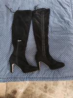 schwarze Tamaris Overknee Stiefel Größe 38 Kiel - Kiel - Damperhof Vorschau