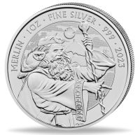 Royal Mint Myths & Legends Merlin 2023 1 oz 999 Silbermünze Niedersachsen - Fürstenau Vorschau