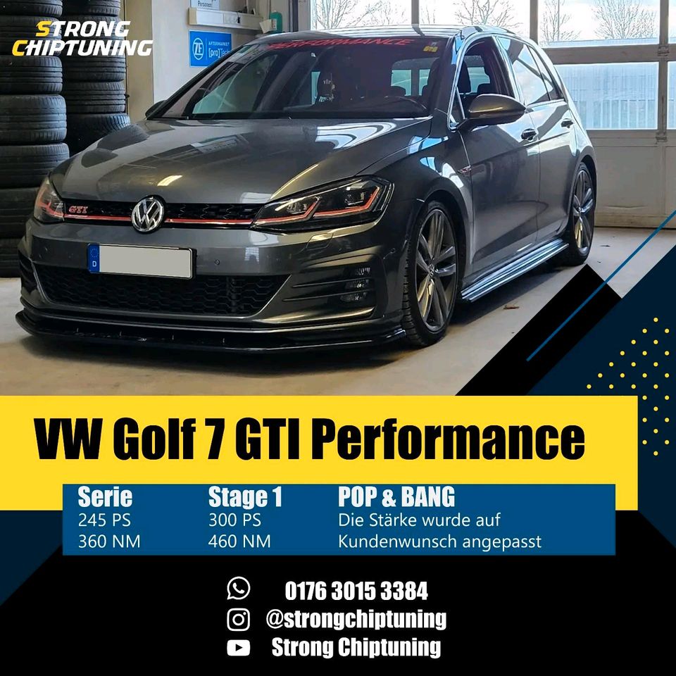 STRONG CHIPTUNING LEISTUNGSSTEIGERUNG VW BMW AUDI GTI R M AMG in Oberderdingen