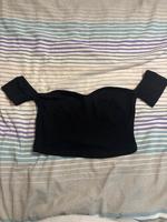 Cropped Top Schulterfrei Schwarz S Köln - Chorweiler Vorschau