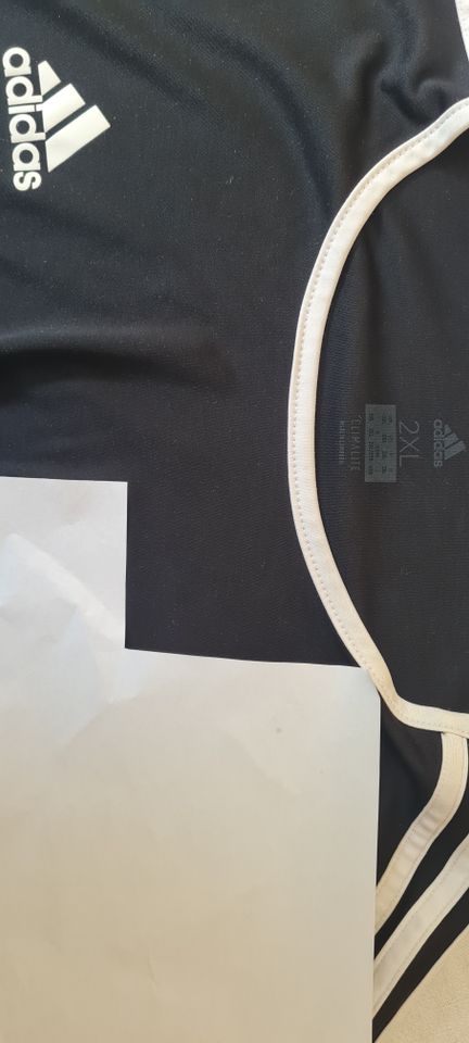 Adidas T-Shirt XXL Herren Dunkelblau Climalite Top Zustand in Datteln