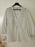 Polkadot leichte Baumwollbluse  Damenbluse Rheinland-Pfalz - Alzey Vorschau