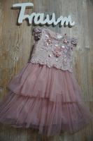 Festkleid, Tüll Kleid, Eirene, Rosè, Hochzeit, 134/140 Baden-Württemberg - Plankstadt Vorschau