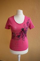 Pinkes T-Shirt mit Blumen (rosa-rot) von Taifun Bayern - Roth Vorschau