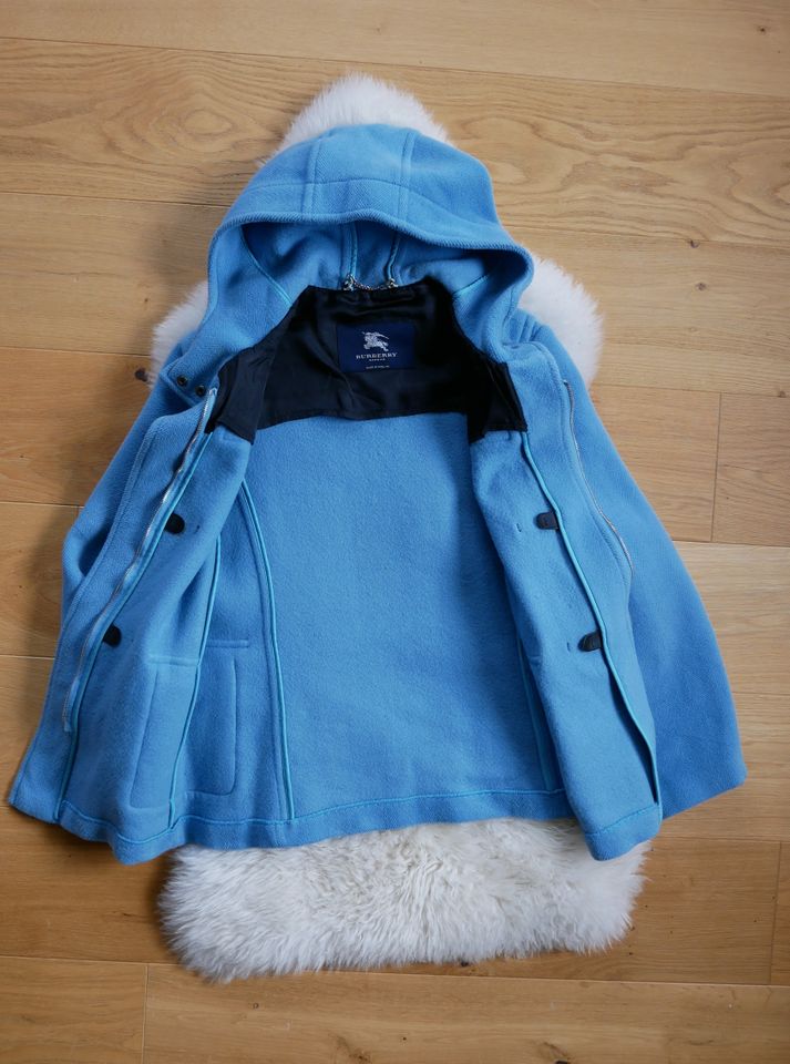 Burberry Dufflecoat Jacke Duffle Jacke Übergangsjacke hellblau in Hannover