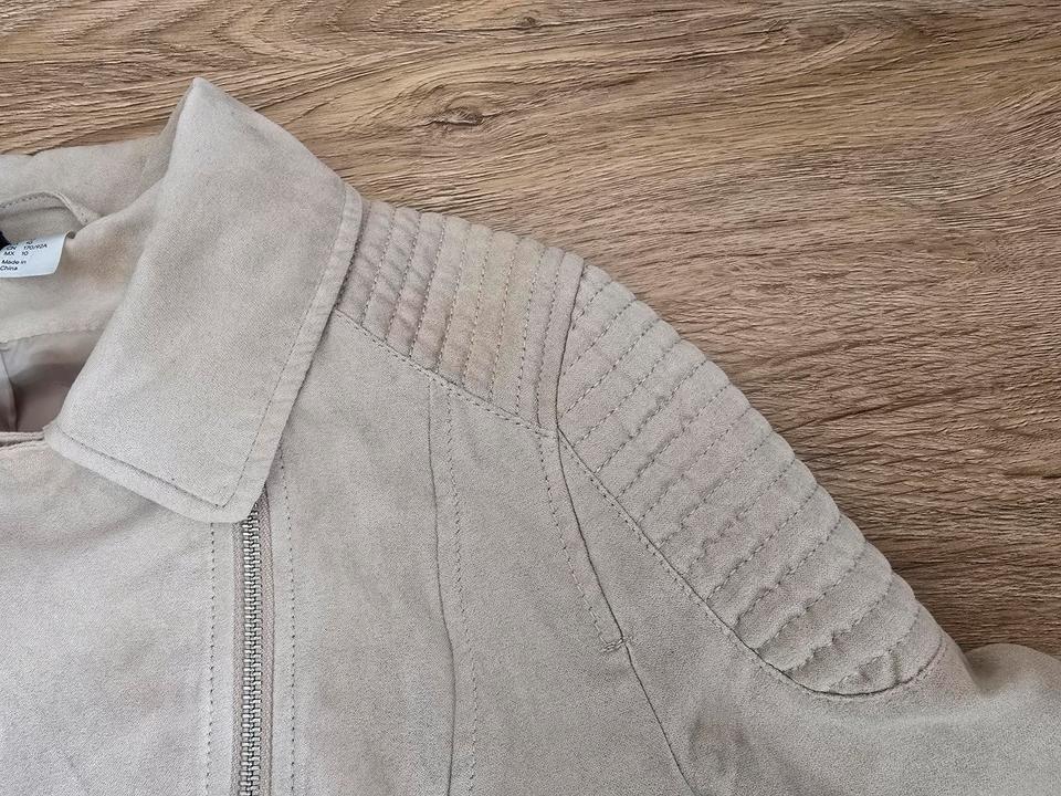 Blazer Bikerjacke leichte Jacke beige Divided H&M Gr. 40 beige in Detmold