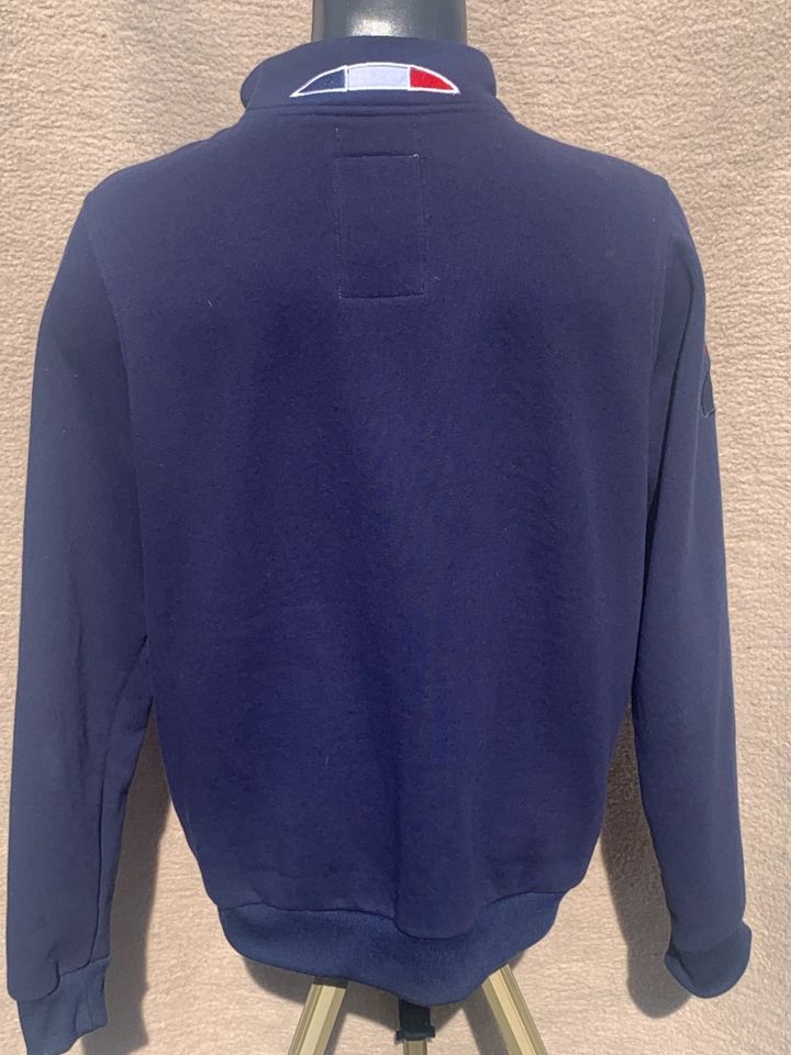 U.S. Polo Assn. Sweat Jacke Herren blau Full Zipper Luxus Größe L in Rodalben