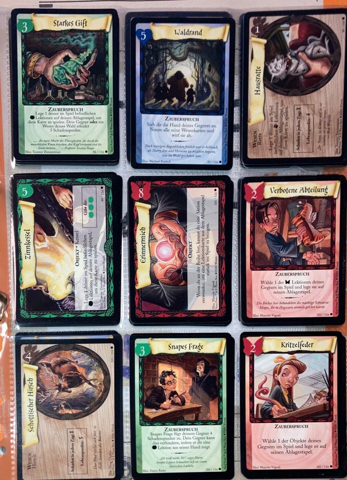 Harry Potter Trading Card Game, gewöhnlich/common, unbespielt in Baar-Ebenhausen