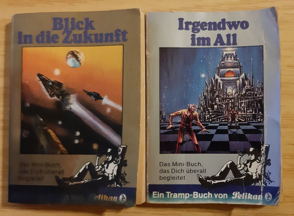 PELIKAN TRAMP MINI-BUCH SET SCIENCE FICTION TITEL 2 STK. in Tangstedt