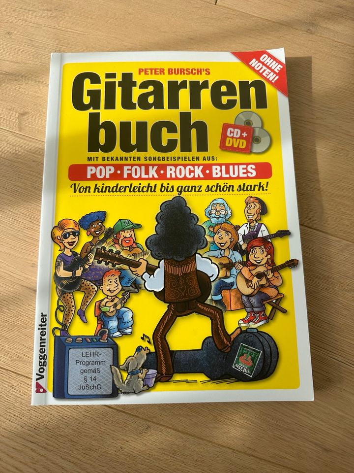 Bursch, Peter: Gitarrenbuch mit DVD und CD ohne Noten! in Landshut