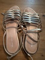 Sandalen Marc O‘Polo Gold Leder Größe 40 Bayern - Rosenheim Vorschau