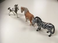 Schleich 3 Tiere Zebra Pferd Fohlen Kreis Pinneberg - Pinneberg Vorschau