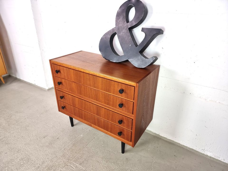 TEAK Kommode Sideboard Schubladen 60er MidCentury Danish Design in München