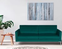 Portobello 2-Sitzer Sofa Samt Petrol, Couch, Velours Türkis, NEU Niedersachsen - Wolfsburg Vorschau