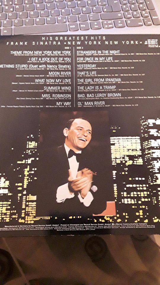 Vinyl LP Frank Sinatra New York New York Sammler Partykeller in Pförring