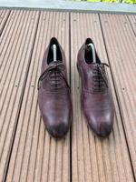 Kurt Geiger Halbschuhe Lederschuhe Größe 44 Bordeaux Rot Hamburg-Nord - Hamburg Winterhude Vorschau