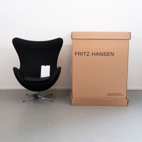 2 Fritz Hansen Egg Chair Schwarzer Stoff Neu Nordrhein-Westfalen - Kleve Vorschau