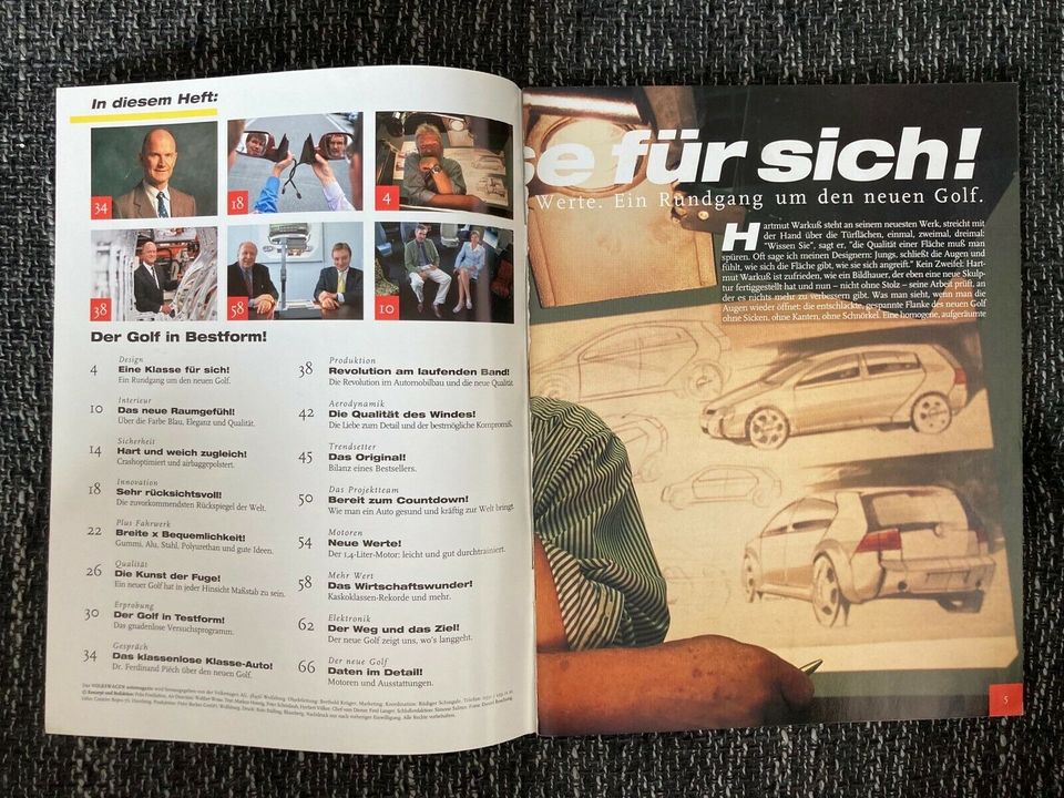 VW Volkswagen Magazin 1997 / Golf 4 Für Sammler in Wolfsburg