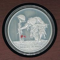 Silbermünze  -Heros of Niue - World War One - 1 oz - 2015 Bayern - Augsburg Vorschau