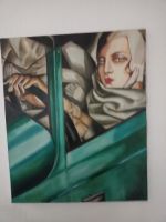 Tamara im grünen Bugatti Ölbild Art Déco Lempicka Art 40x50 cm Stuttgart - Stuttgart-Ost Vorschau