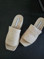 Zara High Heel Espadrilles Keil Pantoletten Sandale10cm Absatz Rostock - Hohe Düne Vorschau