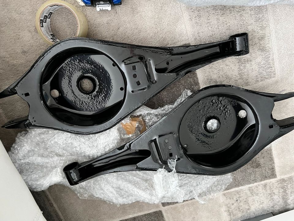 2st. BMW 3 E36 Original Federlenker Querlenker hinten L+R Neue Buchsen -  gepulvet, Querlenker / Federlenker PKW \ BMW \ 3