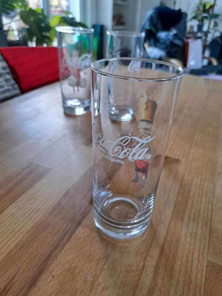 3x Coca Cola Gläser 0,2l mit Musikern in München