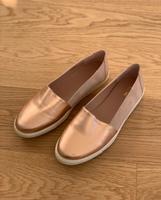 Roségoldfarbene Halbschuhe von Kiomi, Gr. 38 - ungetragen Frankfurt am Main - Berkersheim Vorschau
