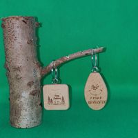 Personalisierte Schlüsselanhänger aus Holz Elberfeld - Elberfeld-West Vorschau