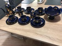 Kaffeeservice Bavaria Wunsiedel,kobaltblau,24 Karat Gold Bayern - Hof (Saale) Vorschau