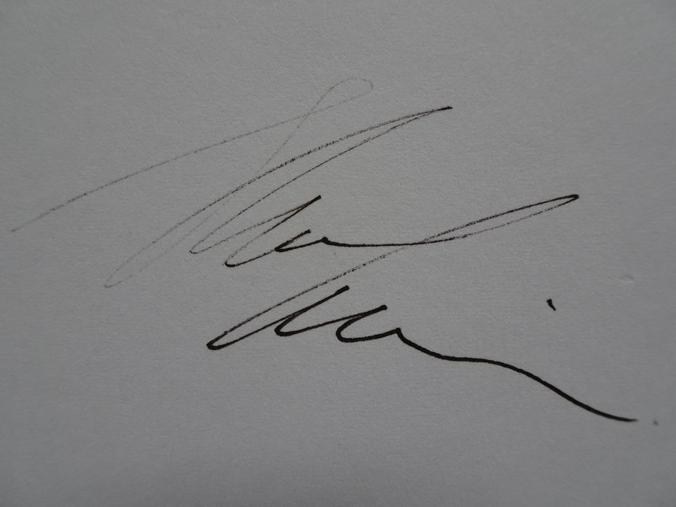 Popstar SHANIA TWAIN - Original Autogramm signiert Unterschrift in Bad Birnbach