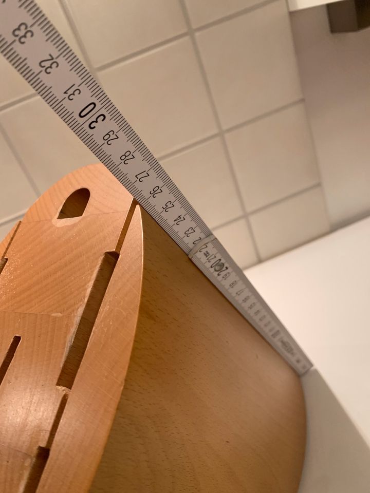 Zwilling Messerblock für 6 Messer Ovale Form Holz in München