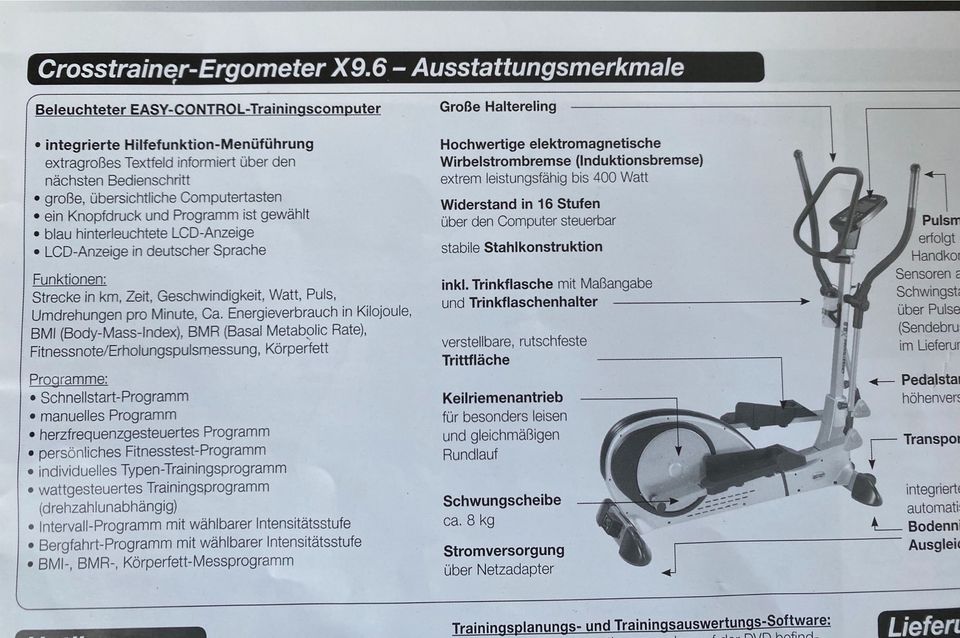 Crosstrainer x9.6 Motion guter Zustand in Aurich