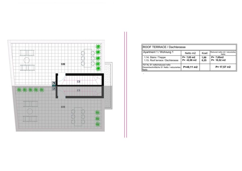 Kroatien Istrien Peroj Duplex-Haus mit Pool, inkl. MwSt, ausgezeichnete Lage nahe dem Meer( 800 m) Dachterrasse mit Aussicht in Freiberg