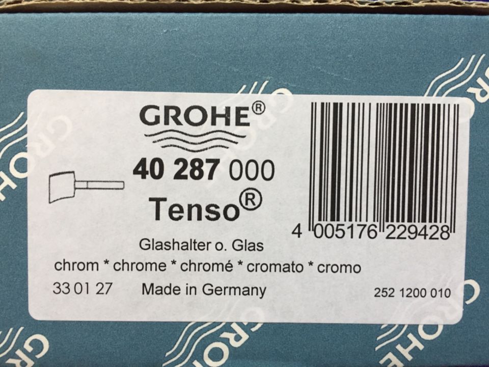 Grohe Tenso Zahnputzglas mit Halter chrom 40254 + 40287 in Kaiserslautern