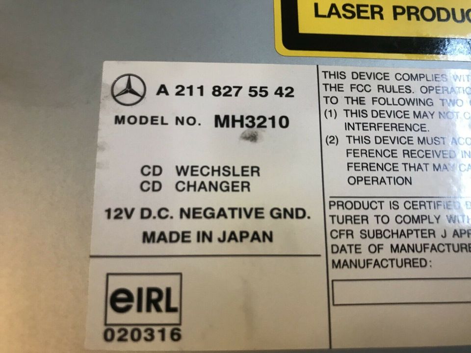 Mercedes Benz W211 E Klasse CD,CD Wechsler in Erbach