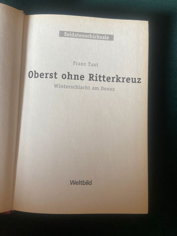 Franz Taut Oberst ohne Ritterkreuz Winterschlacht am Donez in Zölkow