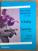 Easy Concertos and Concertinos for Violin and Piano Concertino Baden-Württemberg - Mannheim Vorschau