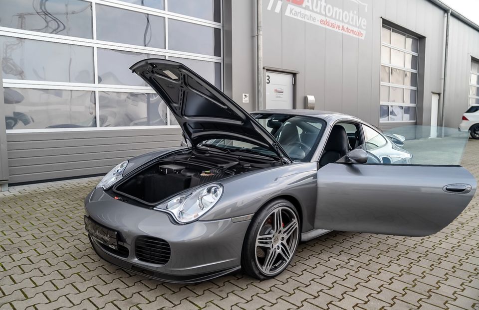 Porsche 911 996 Turbo Aus 2. Hand 9.802 km Wertgutachten Note 1 in Eggenstein-Leopoldshafen