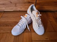 adidas Stan Smith Schuhe weiß orange Gr. UK 5,5 - 38 2/3 Sneaker Bayern - Sugenheim Vorschau