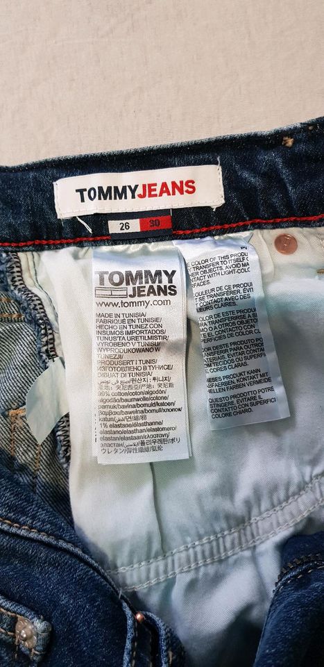 Jeans Mom Tommy Hilfiger high rise tapered 26 / 30 S 36 Hose Neu in Reutlingen