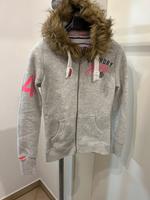 SUPERDRY Hoodie, Gr. XS, grau Bayern - Germering Vorschau