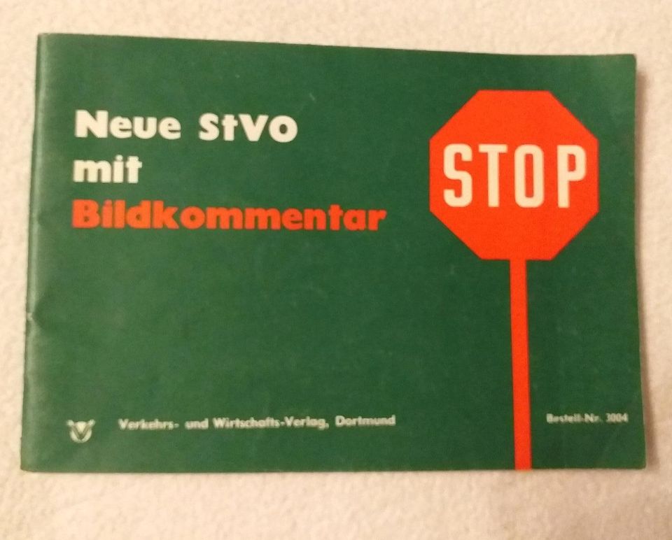 Neue StVO, 1970, Vintage, Führerschein, Fahrschule in Ottersweier