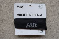 Multifunktionstuch Logo Rose schwarz grau 100% Polyester 53-62 cm Hessen - Niddatal Vorschau