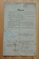 Historisches Dokument / Alte Urkunde mit Papiersiegel von 1857. Nordrhein-Westfalen - Waldbröl Vorschau