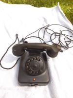 Telefon mit Wählscheibe RFT W 38 DDR, Schwarz Dresden - Striesen-Süd Vorschau