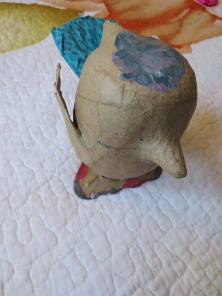 DIY Pappmaché Vogel zum Selber Dekorieren Frühling Basteln Malen in Bremen